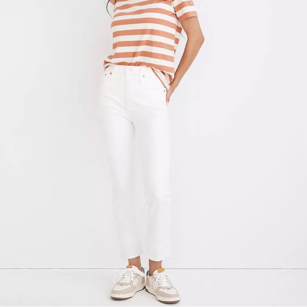 Madewell curvy vintage jean tile white 30T